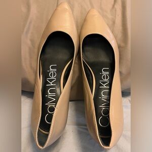 Calvin Klein Women's Beige Heels